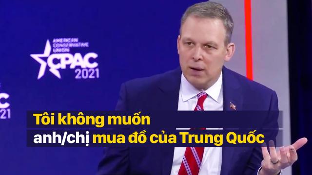 Dân biểu SCOTT PERRY: TÔI KHÔNG MUỐN ANH/CHỊ MUA ĐỒ CỦA TRUNG QUỐC