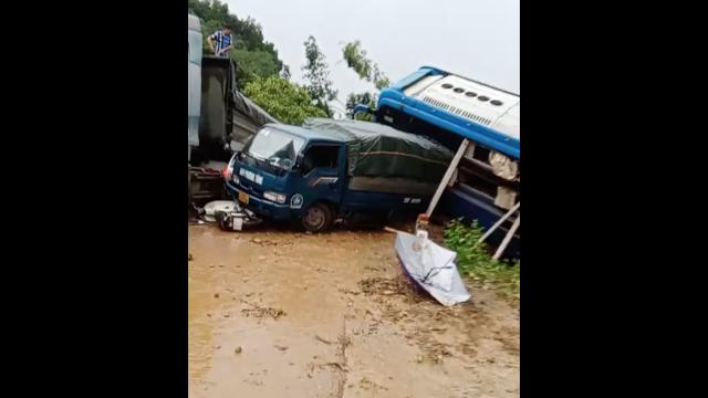 Sạt ở đất ở huyện Bắc Quang, Hà Giang