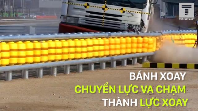 Hệ thống rào chắn bánh xoay, phát minh mới của Hàn Quốc