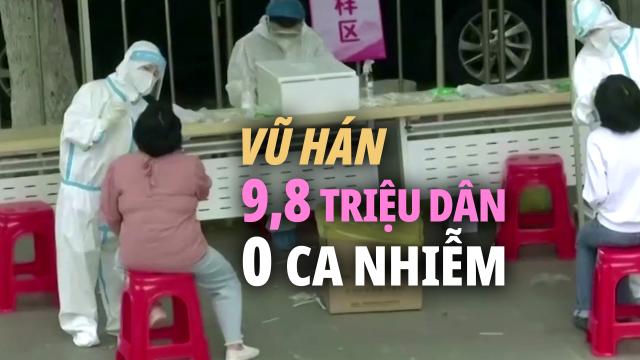 Vũ Hán công bố kết quả xét nghiệm toàn dân