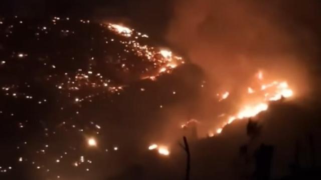 Cháy rừng ở Bình Liêu, Quảng Ninh