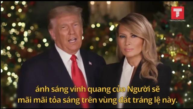 TT Trump cùng Đệ nhất Phu nhân chúc mừng Giáng sinh 2020