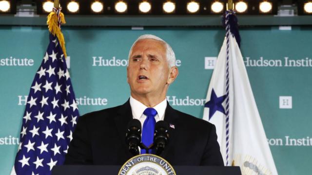 Phó Tổng thống Mike Pence nói về Trung Quốc