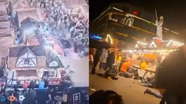 Xe ô tô lao vào đám đông chợ Giáng sinh Đức