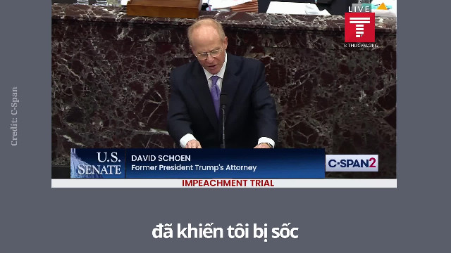 Luật sư Trump cáo buộc đảng Dân chủ tạo bằng chứng giả tại phiên luận tội