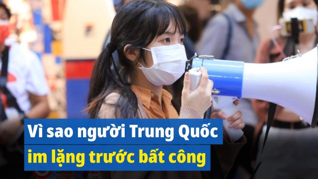 Vì sao người Trung Quốc Đại Lục tê liệt và im lặng trước sự bất công-