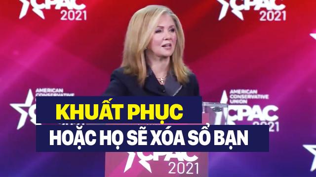 TNS. Marsha Blackburn: Khuất phục hoặc họ sẽ xóa sổ bạn